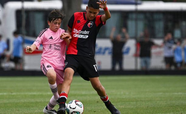 Thiago Messi hizo su debut en Inter de Miami ¡ante Newells!
