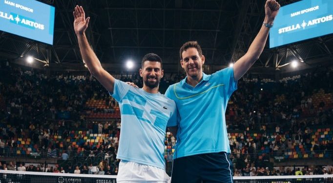 El emotivo posteo de Juan Martín Del Potro para Novak Djokovic tras el partido despedida