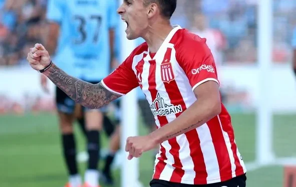 Con un gol del ex Colón Eric Meza, Estudiantes igualó con Belgrano