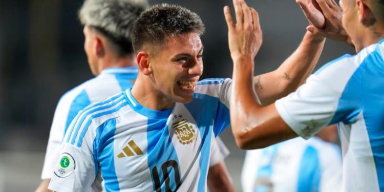Argentina goleó a Brasil en el inicio del Sudamericano Sub-20