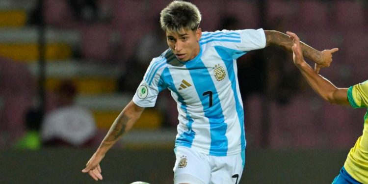 Argentina va por más ante Colombia en el Sudamericano Sub-20
