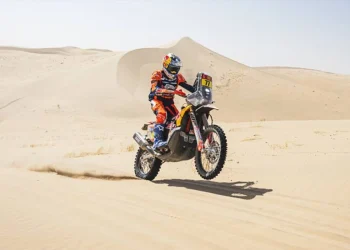 Llegó el primer triunfo argentino en motos del Dakar