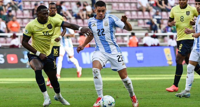 Sub 20: Argentina desperdeció chances y empató con Ecuador