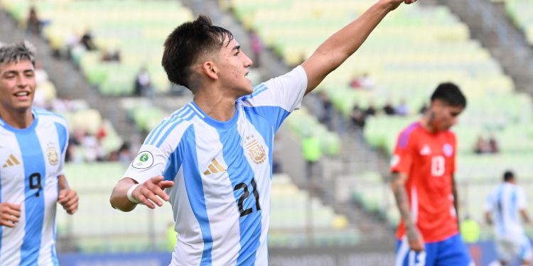 Argentina Sub 20 venció a Chile y arrancó con el pie derecho en el Hexagonal
