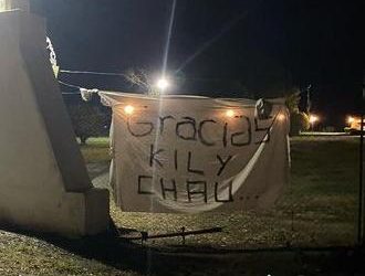 La bandera que apareció esta madrugada en Casasol