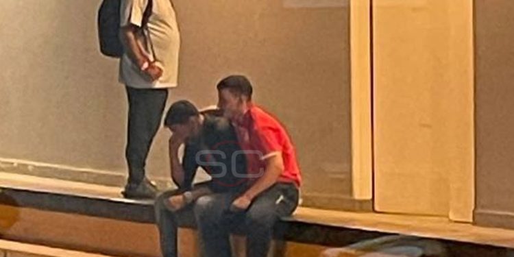 La imagen del Kily González que se difundió tras la derrota ante Aldosivi