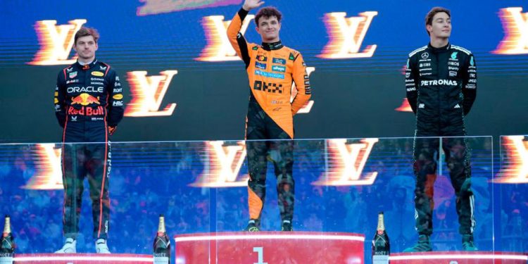 Norris se quedó con un accidentado GP de Australia