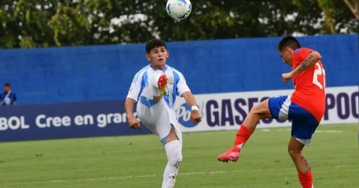 Argentina arrancó perdiendo en el Sudamericano Sub 17