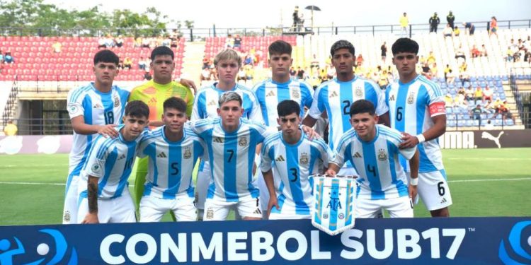 Argentina goleó a Paraguay en el Sudamericano Sub-17