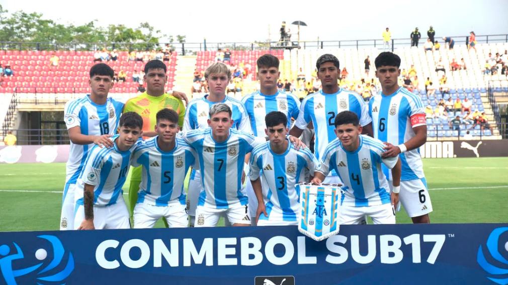 Argentina goleó a Paraguay en el Sudamericano Sub-17