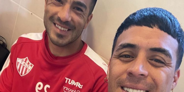 Brian Fernández entrena en un futuro rival de Colón en la Primera Nacional