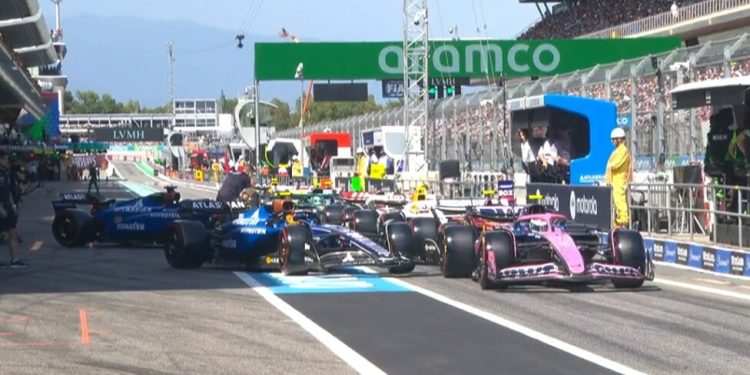 El Alpine de Franco Colapinto falló en el peor momento de la qualy