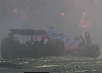 Colapinto sufrió un fuerte choque en la clasificación de Imola