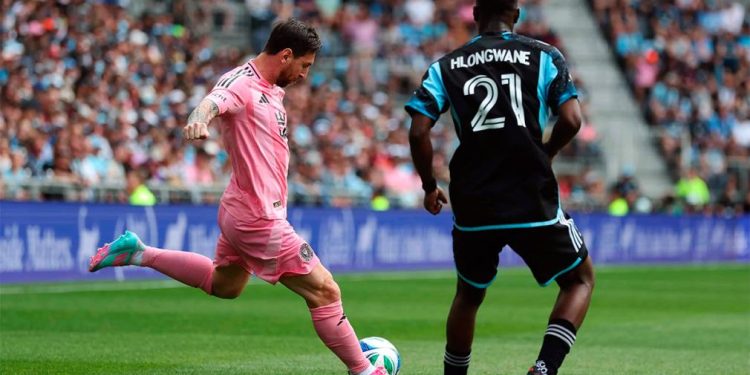 Messi marcó un golazo, pero no pudo evitar la dura derrota de Inter Miami