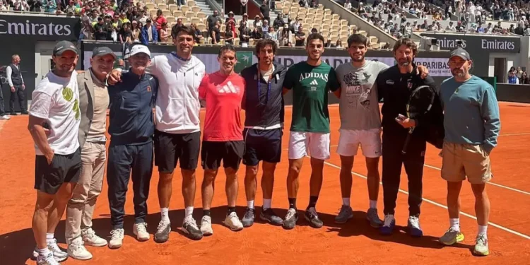 Primeros argentinos en debutar en Roland Garros