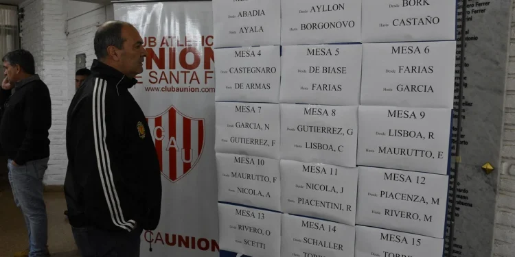 Acta firmada por las listas: ¿Cuántos socios pueden votar en Unión?