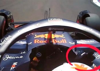 Tsunoda le hizo un gesto obsceno a Colapinto en la práctica libre de la F1