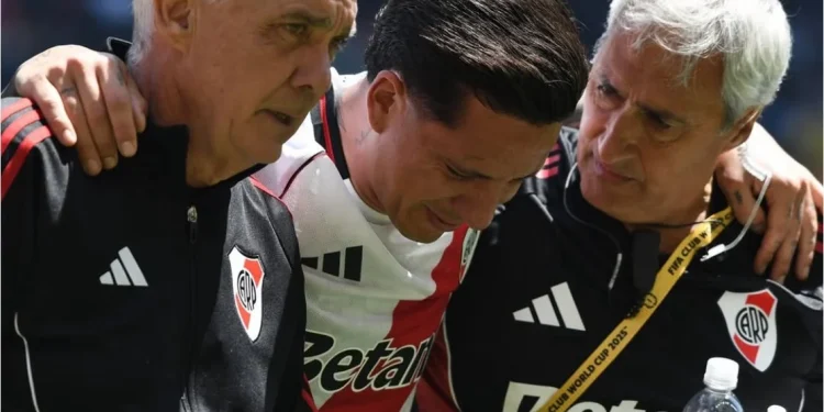 River pierde a Driussi por lo que resta del Mundial de Clubes