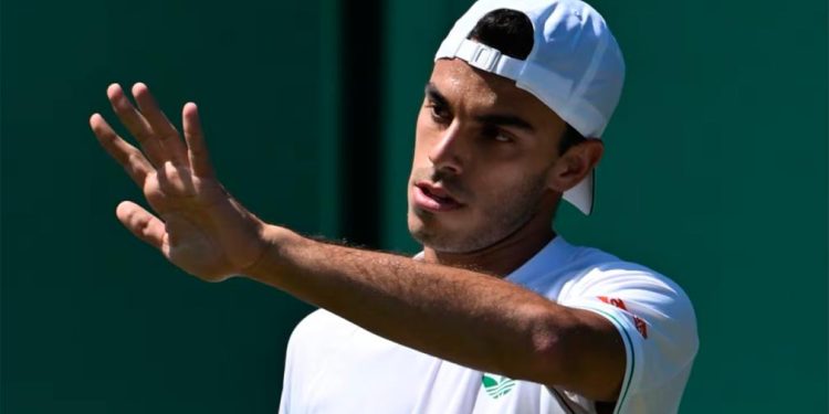 Francisco Cerúndolo fue eliminado en la primera ronda en Wimbledon