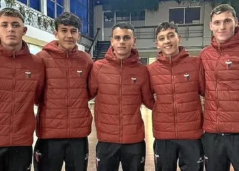 Los pibes de Colón jugaron el último partido en Suiza con la Sub 20 del Ascenso