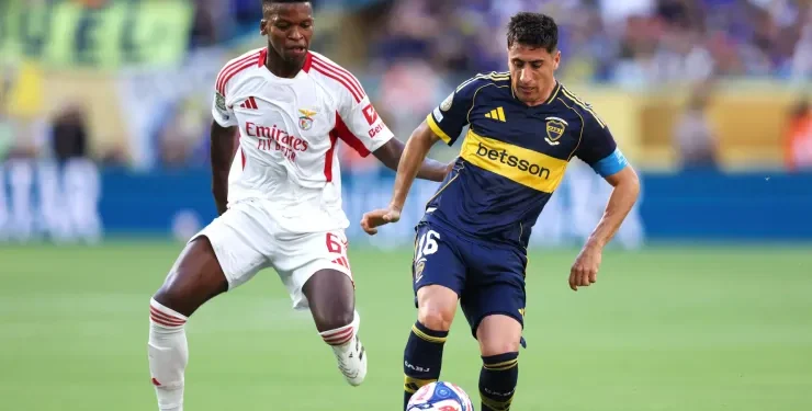 Boca empató 2-2 ante Benfica en el debut del Mundial de Clubes