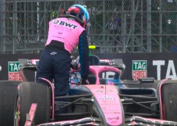 Colapinto chocó contra un muro y quedó fuera de la Q1 del GP de Gran Bretaña