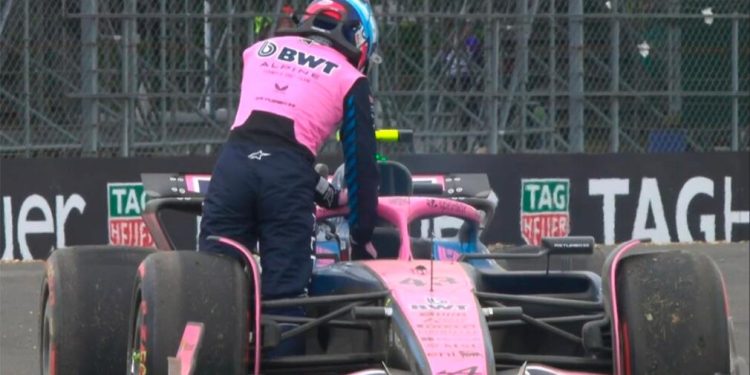 Colapinto chocó contra un muro y quedó fuera de la Q1 del GP de Gran Bretaña