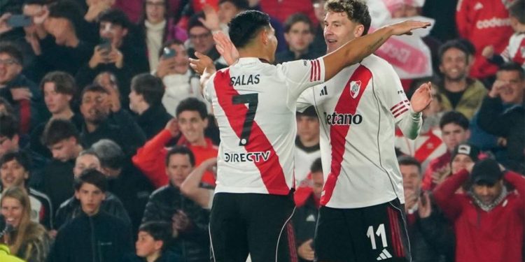 Con gol de Salas en su debut, River le ganó al Platense del Kily