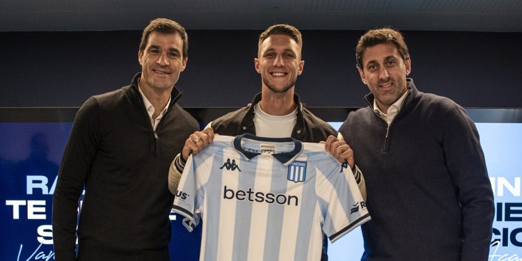 Racing presentó a Pardo y Unión brindó detalles de la operación