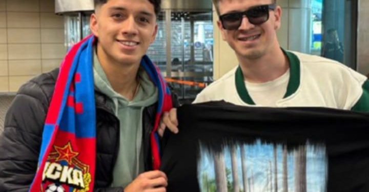 Lionel Verde llegó a Moscú para sumarse al CSKA