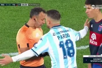 Tigre amargó a Racing en el Cilindro: Fue expulsado Pardo
