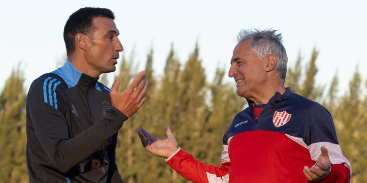 Scaloni destacó lo hecho por Unión ante River y Racing y detalló su charla con Leo Madelón