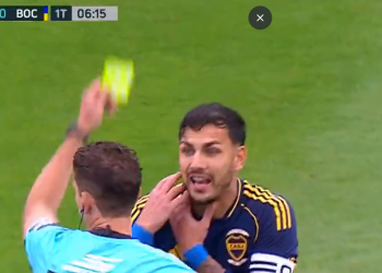 Paredes fue amonestado en Boca y estará disponible para el Superclásico contra River