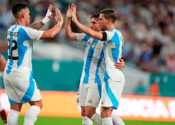 Sin Messi, Argentina venció a Venezuela en Miami