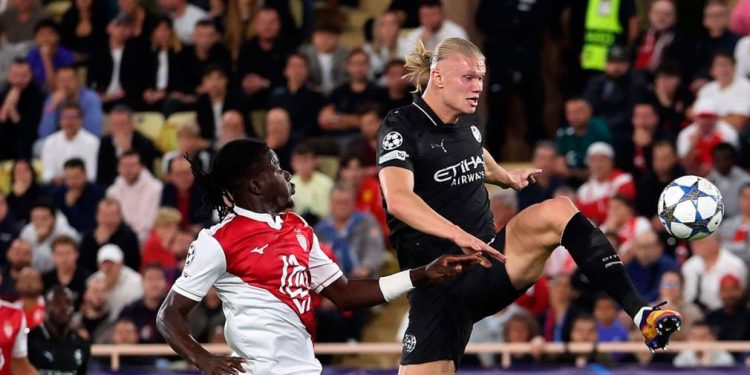 Manchester City lo ganaba pero el Mónaco le arruinó la fiesta y se lo empató 