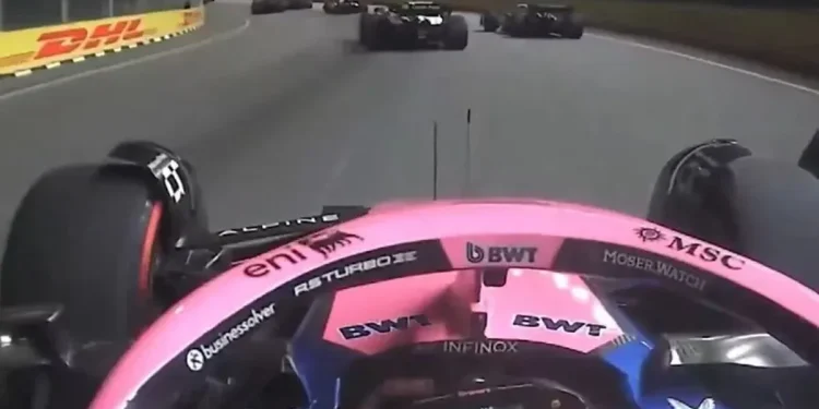 La F1 destacó la brillante largada de Franco Colapinto en Singapur