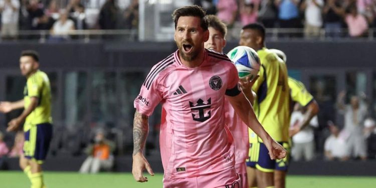 Con doblete de Messi, Inter Miami venció Nashville en la MLS