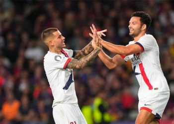 París-Saint Germain se plantó y festejó ante Barcelona por la Champions
