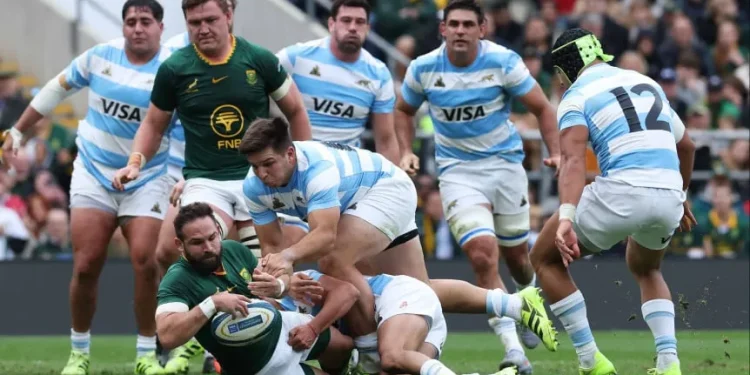 Rugby: Perdieron Los Pumas en forma ajustada