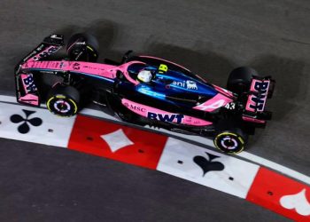 Colapinto mejoró su posición y terminó 16° en la FP2 del GP de Las Vegas