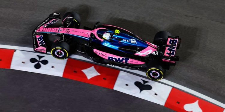 Colapinto mejoró su posición y terminó 16° en la FP2 del GP de Las Vegas