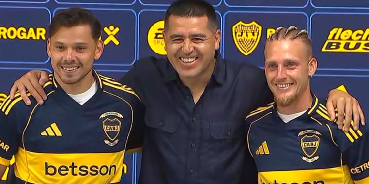 Boca presentó a Santiago Ascacíbar y Ángel Romero