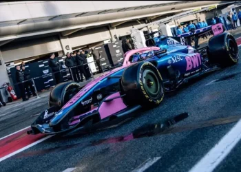 Colapinto hizo tiempo récord y terminó segundo en el test de Barcelona de la F1