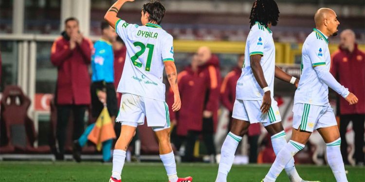 Gol y asistencia de Dybala, en la victoria de la Roma ante Torino