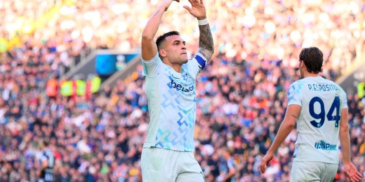 Con un golazo de Lautaro, Inter ganó y se afianza en lo más alto de la Serie A
