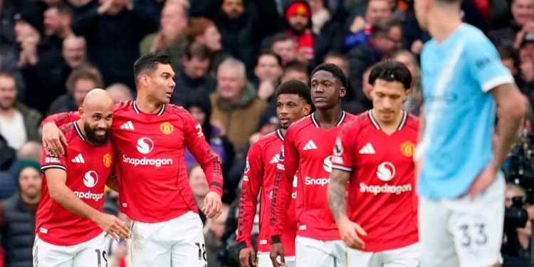 El Manchester United de Martínez se quedó con el clásico ante un City desconocido