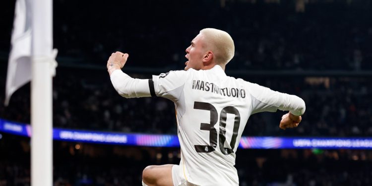 Mastantuono marcó en la goleada de Real Madrid ante Mónaco
