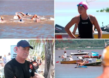 Se volvió a correr el Maratón Acuático Paraná–Santa Fe