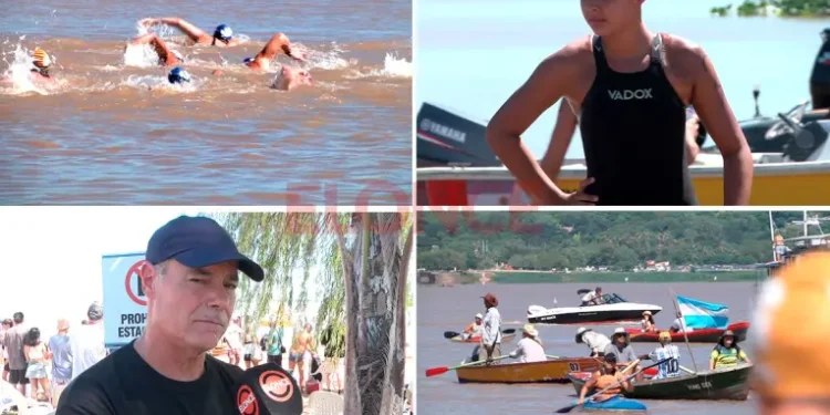 Se volvió a correr el Maratón Acuático Paraná–Santa Fe