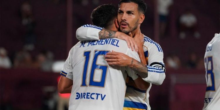 Boca jugó un gran partido en la Fortaleza y goleó a Lanús